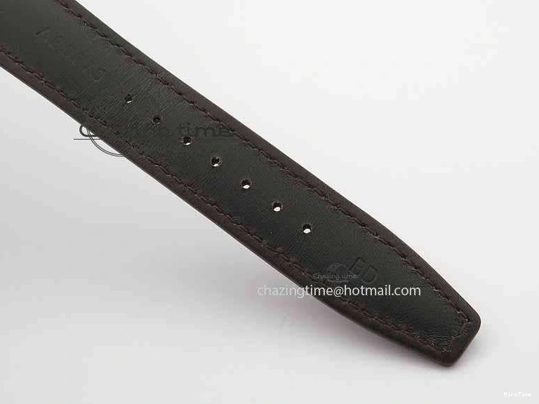 MIROTIME 0312 Unique Portuguese IW3714 Diam ZF V2 1:1 Best Edition Gray Dial On Brown Leather Strap A79350 (Slim Movement) 7250